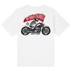Khan 6312 Ktw0148 Choppers Short Sleeve T-Shirt - White