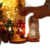 Nordic Style Christmas Lantern with Electronic Candle - Creative Festival Decoration Ornaments