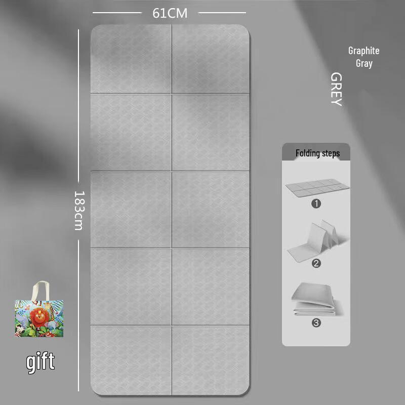 WEZHO Foldable Non-Slip Yoga Mat