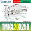 Triple-Rod Cylinder with Guide Bracket and Buffer TMICL/TMICM 12/16/20/25-50/75/100