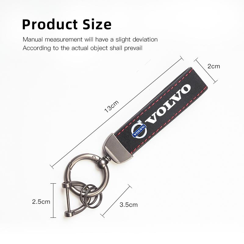 Key Ring Car Keychain Custom Car Emblem Gift For Volvo XC40 XC60 V70 C30 XC90 FH16 S60 FH500 S80 R Design V90 V50 V60 V40 T6 S90