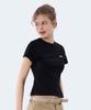 Yosemiti Small Logo Slim Fit Short Sleeve T-Shirt Black Yt-3Y17
