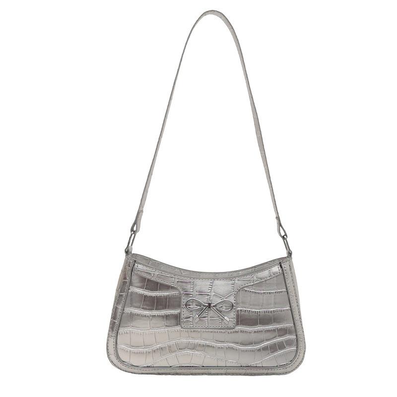 New Mobile Phone Bag, Bow Bag, Shoulder Bag, Messenger Bag, Texture Versatile Underarm Bag, Fashion Handbag 2025.