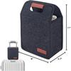 1Pcs Foldable Tote Bag With Handles Reusable Drink Cup Carrier For Daily Commute Car Picnic Cruise Party Grocery Outdoor Travel