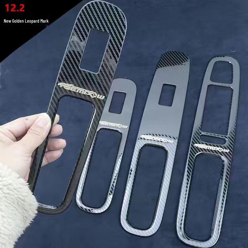 Stainless Steel Window Lift Switch Panel Frame for GAC Trumpchi Shadow Leopard Trim Upgrade