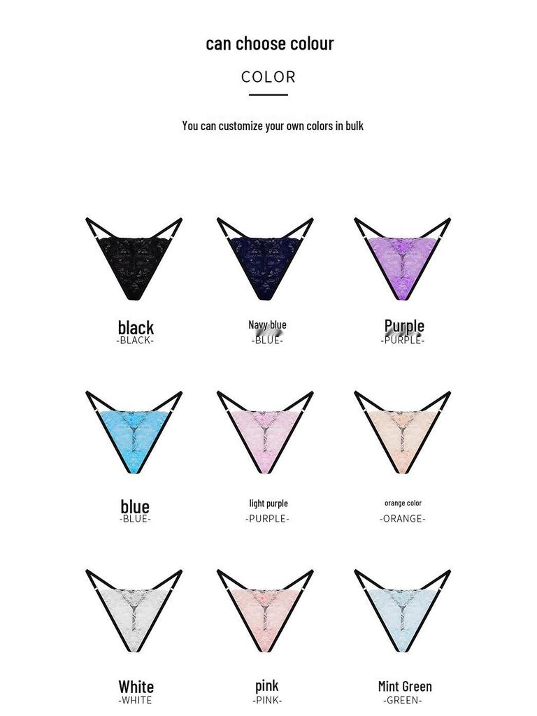 Women's Sexy Seamless Lace Hip-Lifting Thong Panties