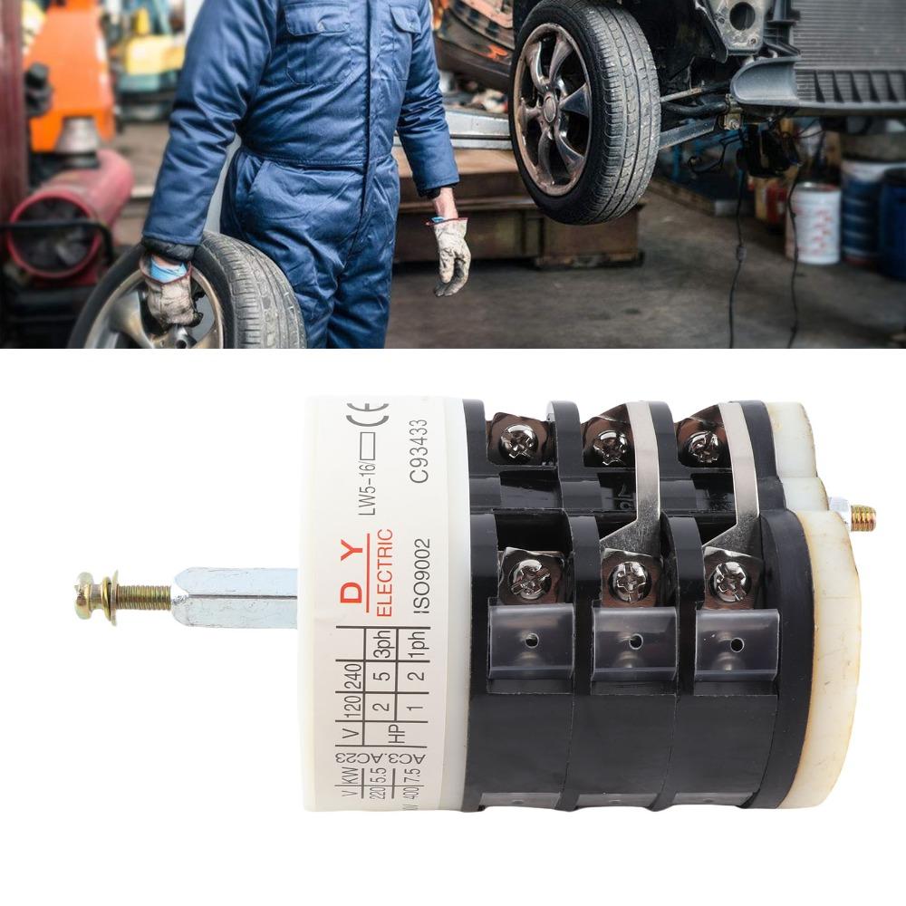 ABS Motor Reversing Switch 16A Current Turn Table Control Switch Tire Changer Control