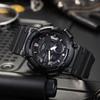Casio Watch Series-circular Black Warrior, Street Retro, Dual Display, Quartz Movement, Japanese and Korean Watch, Same Style for AEQ-110W-1BBA-110-1A