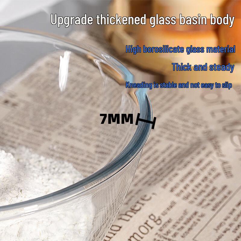 Heat-Resistant Glass Mixing Bowl Set