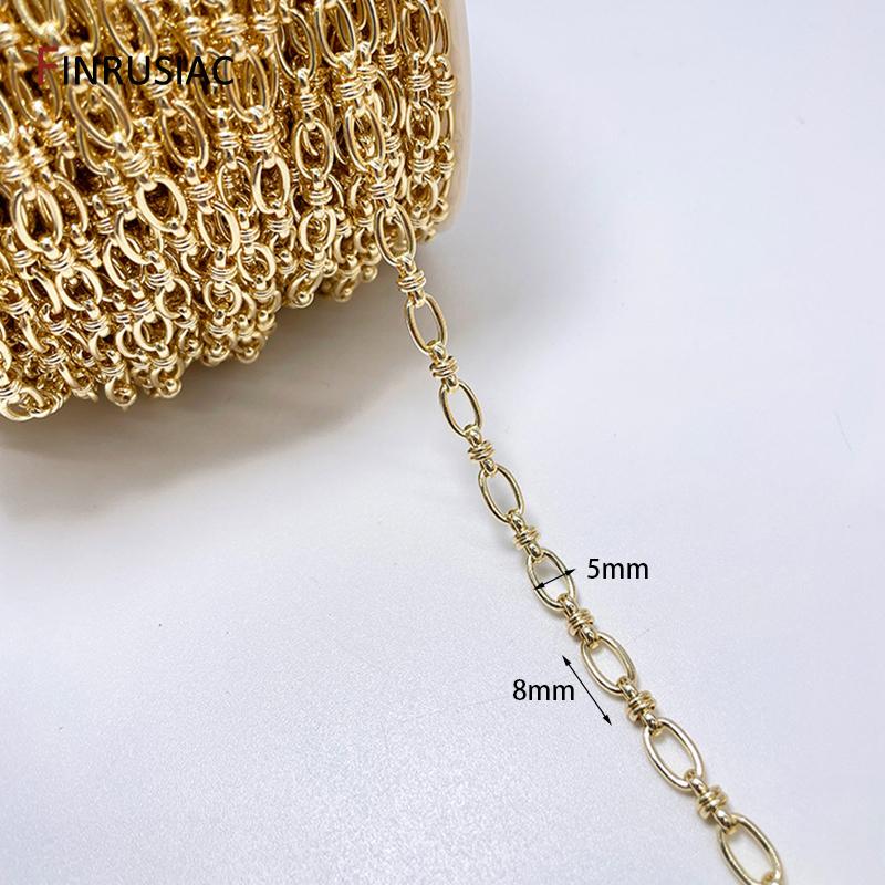 14K Gold Plated Brass Thick Large Heavy Chains For Jewelry Making Supplies,DIY Necklace Bracelet Jewelry Chain Finding