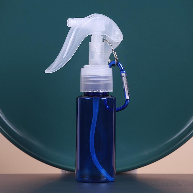60Ml Mini Travel Accessories With Carabiner Hook Makeup Tool Lotion Samples Sub-Bottling Empty Container Trigger Spray Bottles