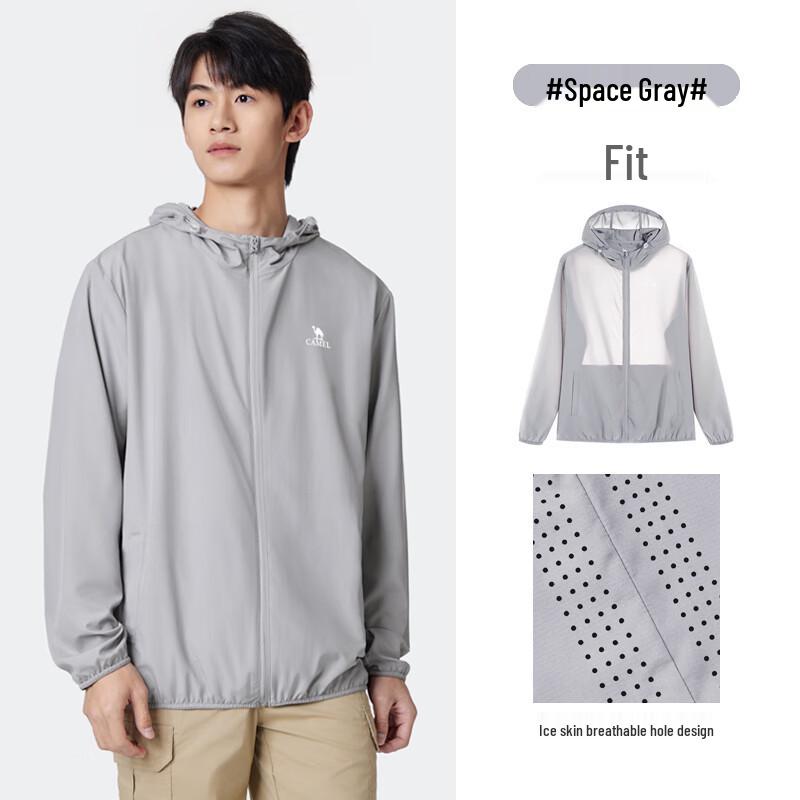 CAMEL Men s Ice Silk UPF50+ Sun Protection Hooded Jacket 3XL