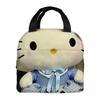 Hellokitty Handheld Meal Bag Cartoon Bento Bag Insulated Lunch Box Bag With Rice Storage Bag Portable
