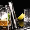 Eiswürfelzange aus Edelstahl, rutschfest, gezahnt, Lebensmittel-Servierklemme, wiederverwendbare Mini-Klemme für Bar, Küche, Buffet, Party