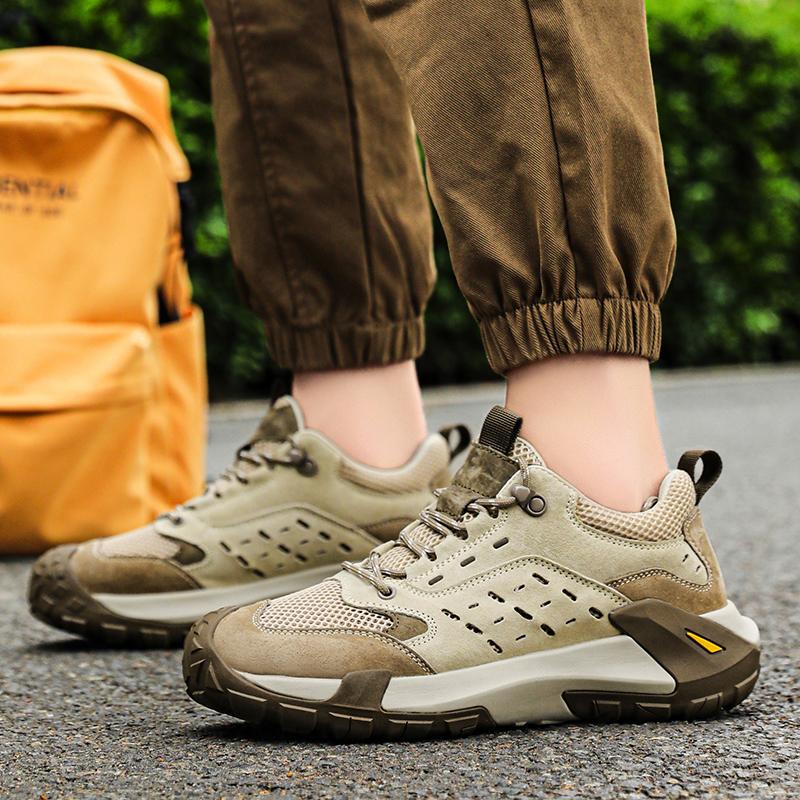 Modische Professionelle Wanderschuhe für Herren, Hochwertiges Atmungsaktives Mesh Outdoor Fitness und Offroad Wanderschuhe