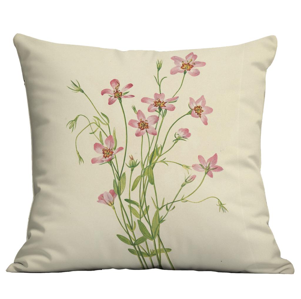 Plant And Flower Pillow Cover Spring Pillow Cover Home Living Room Sofa Cushion Pillow Cover Premium Durable Quality
