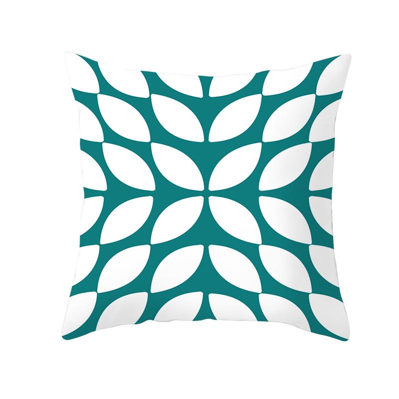 Geometryczny Nadruk Cyfrowy Poszewka na Poduszkę Skórka Brzoskwiniowa Nowoczesny Prosty Styl Poszewka na Poduszkę na Sofę Pokrowiec na Poduszkę Samochodową Dekoracja