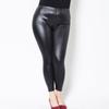 Dames sexy dunne kasjmier leren broek Matte Wear-legging elastische broek