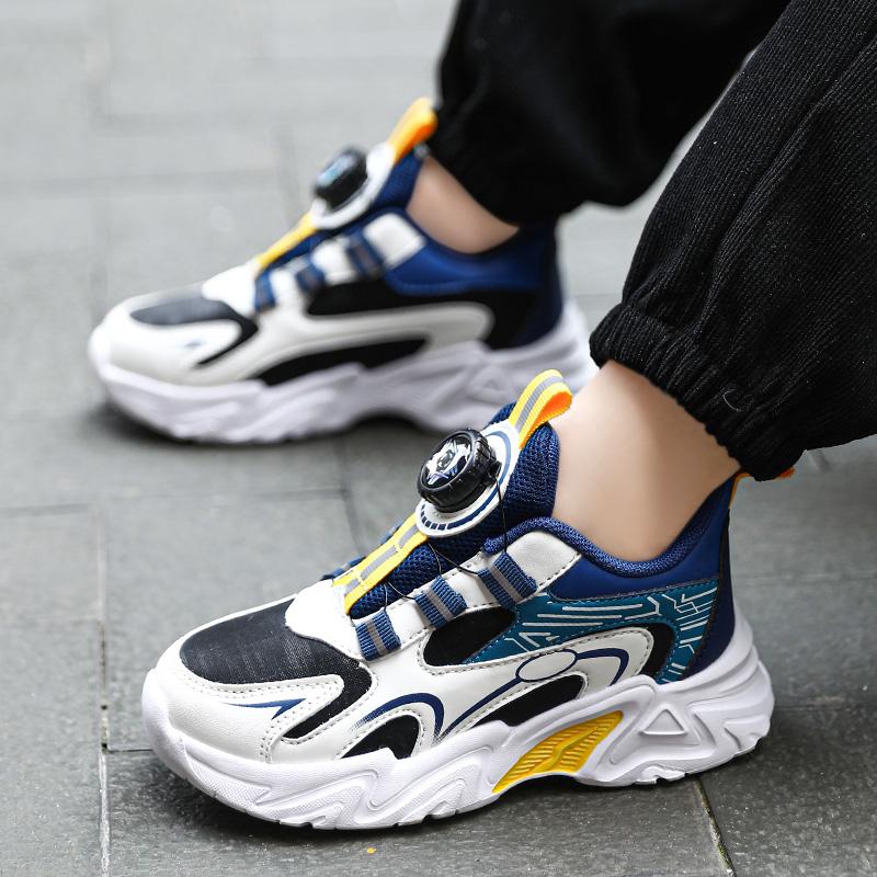 Boy Sneaker Black Mesh Summer Breathable Kids Casual Shoes Boy Running Tennis Running Sneaker New Children Sports Shoes