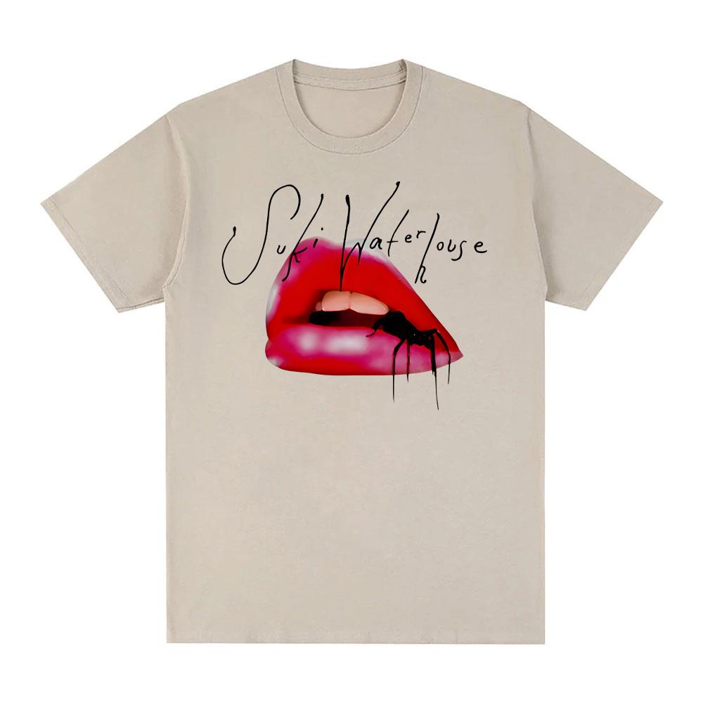 Spider Baby TEE Suki Waterhouse 2025NEW TOPS Singer's Same Style Vintage High Quality Summer Album Hip Hop Tshirt