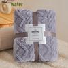 Velvet Coral Fleece Jacquard Blanket - Thickened and Soft Household Gift Blanket