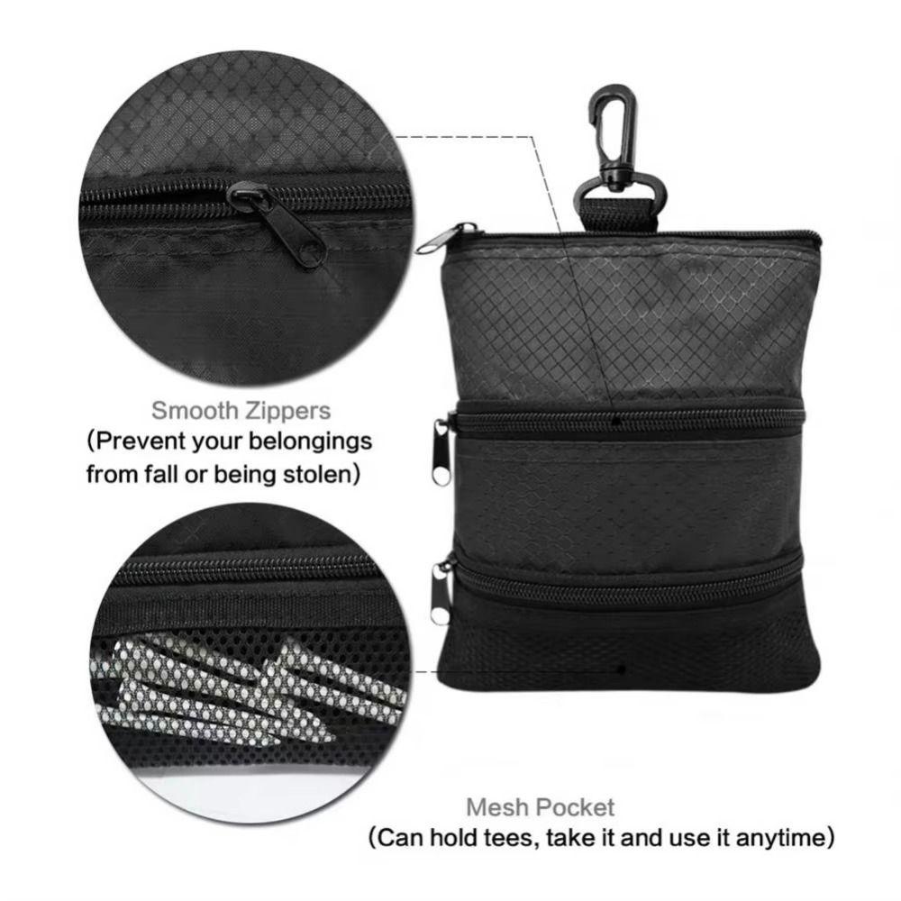 Three Layer Golf Storage Bag Waterproof Golf Accessory Bag Golf Carrier Outdoor Golf