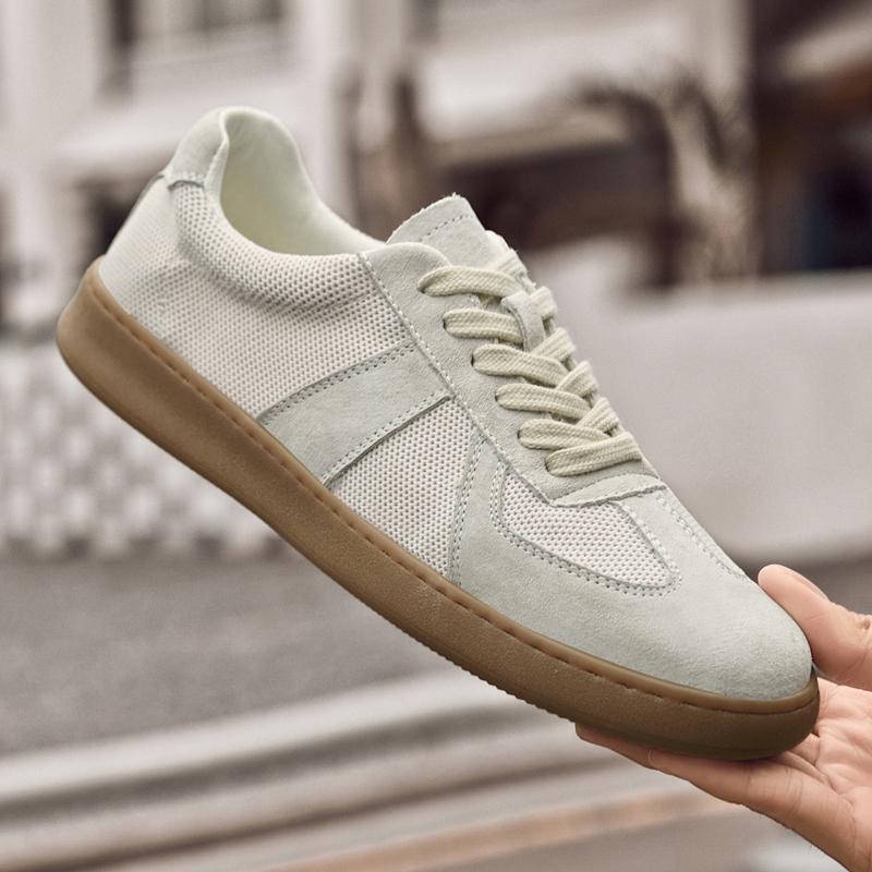 Fashion Mesh Cloth Men Casual Shoes Lace-Up Breathable Skate Shoes Fashion Men Male Comfortable Walking Shoe All-match Outdoor Flats