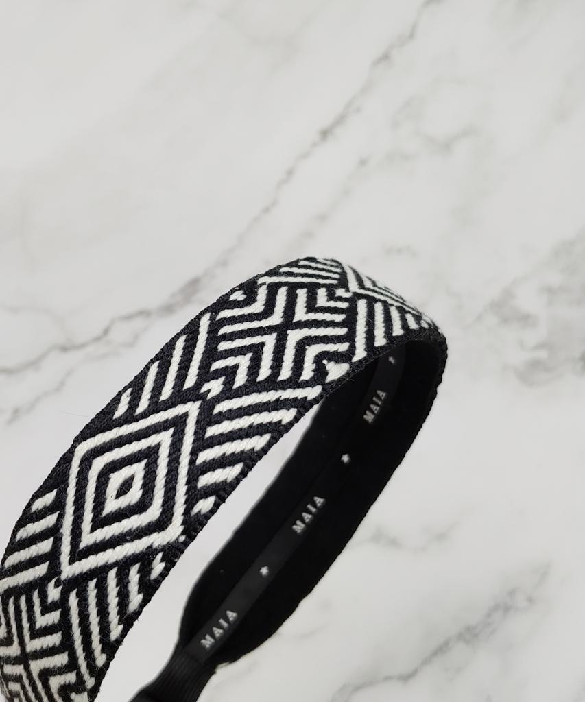 Maia Geometric Pattern Headband