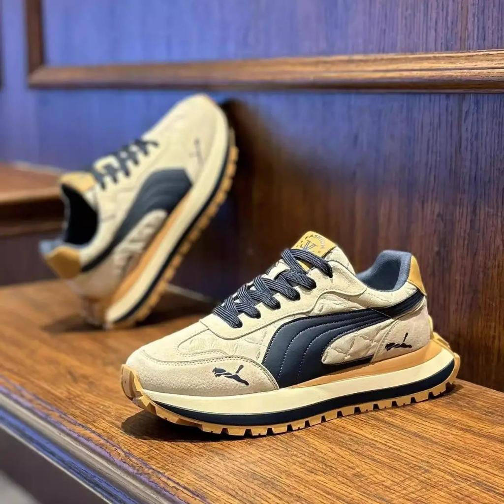 Neue multifunktionale Laufschuhe mit dicker Sohle, lässige Herren-Sportschuhe, weich, bequem, rutschfeste Outdoor-Board-Schuhe