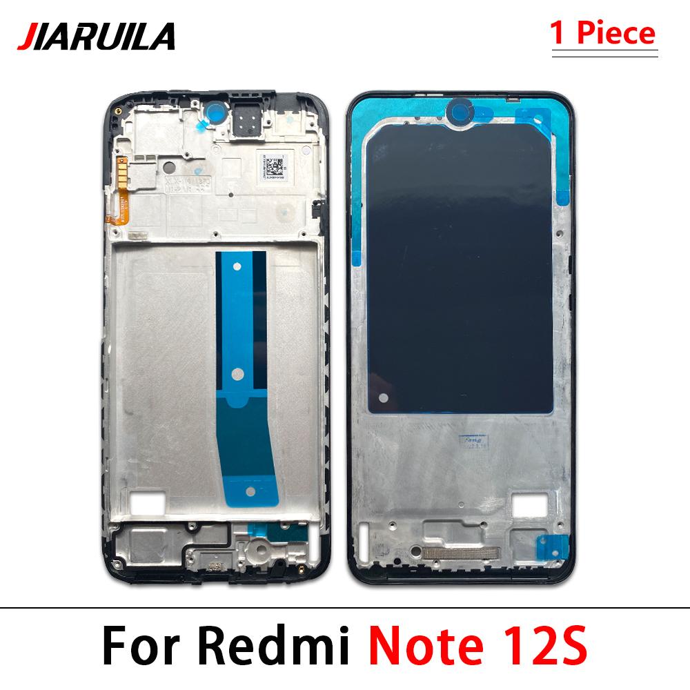LCD Front Housing Middle Frame Screen Bezel Cover Holder For Xiaomi Redmi Note 9 10S 10 11 Pro Plus 12S 12 Pro 5G 4G