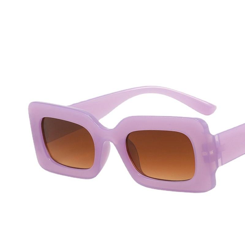 

New Vintage Rectangle Sunglasses Women Brand Retro Cat Eye Small Frame Sun Glasses Female Travel Luxury Glasses UV400 Eyewear As shown in the figu