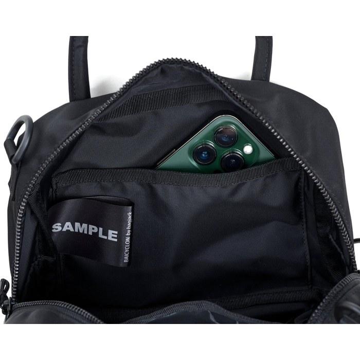 [Baicyclon by Bagjack] BCL-130(26SS) Multi Pocket 2-Way Bag BLACK(Nylon Twill) 21cm X 16cm X 11cm