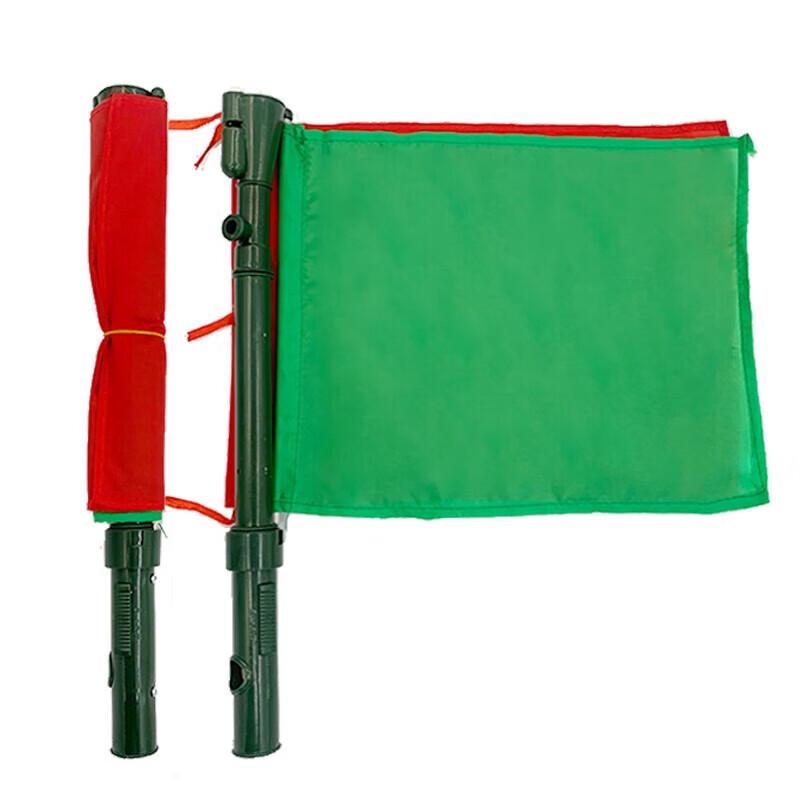 Leshishi Multi-function Signal Hand Flag (Red/Green)