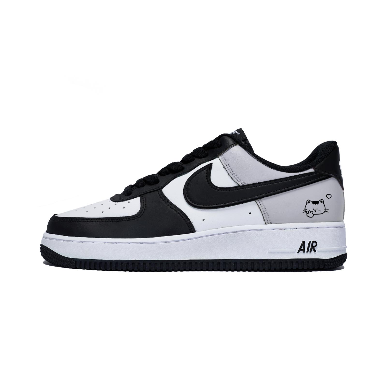 

Nike Air Force 1 Jiarong Smoke Gray Slip Resistant Low top Skateboard Shoes Men s White Dark Gray DV0788-001(Team85-) 42
