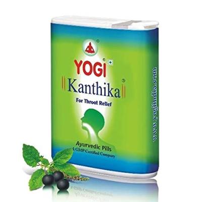 Yogi Kanthika 280 tablet Ajurvédský bylinný doplněk pro péči o hrdlo a podporu svěžího dechu