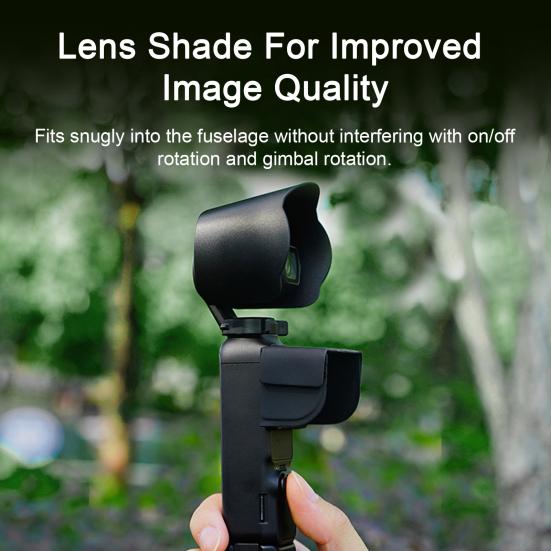 

Бленда объектива, солнцезащитный козырек, крышка объектива, защитный солнцезащитный бленда для фотосъемки, аксессуары для камеры DJI Osmo Pocket 3