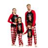 Vánoční rodinná sada pro rodiče a děti Domácí tištěná VÁNOČNÍ PYŽAMÁ Dvoudílná sada