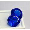 Cushion Cut Natural Royal Blue Sapphire 19-21 Ct 2 Pcs Pair Fabulous Gemstone