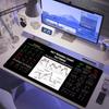 Stock market chart pattern Forex mouse pad Locking Edge Table Keyboard Non-Slip Mausepad Computer Accessories Desk Mat 900X400