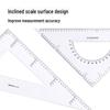 Deli Large Drawing Triangle Ruler Set