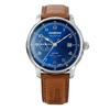 ZEPPELIN Mens Watch Mediterranee 9668-3 Automatic 5 ATM Water Resistant Mineral Glass Blue Dial Stainless Steel