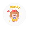 Acrylic Cartoon Coasters Anti-scald Heat Insulation Waterproof Tea Coaster Diy Decorative Photo Ornaments Table Glasses Holder