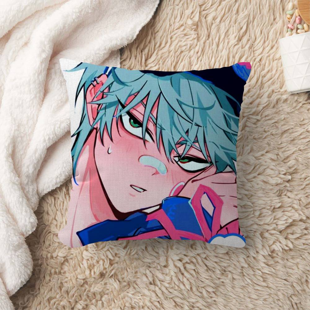 Cute Anime ALIEN STAGE Mizi Sua Ivan Maple Design Cushion Cover Happy Autumn Harvest Decor Holiday Decorati Pillow Cover