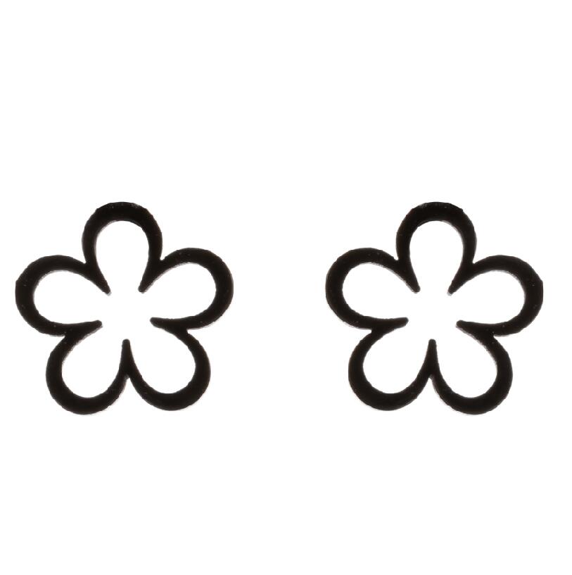 Plum Blossom Earring For Women Free Shipping Hypoallergenic Surgical Steel Ear Piercing Flower Shaped Girl Earrings Pendientes
