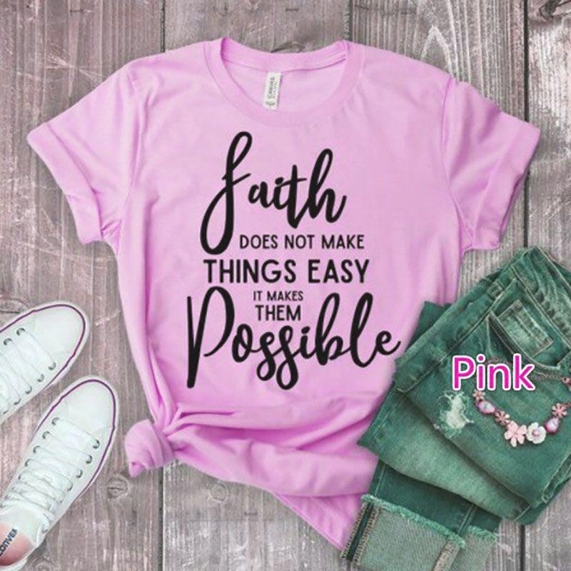 Stylish And Comfortable Women Summer Fashion Christian T-shirt Casual Plus Size