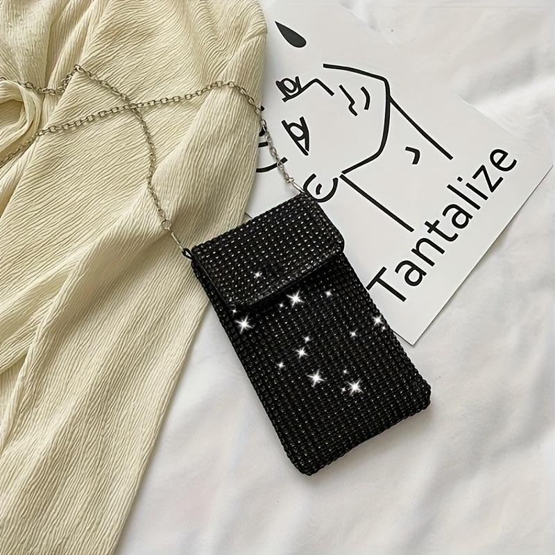 

1pc Crossbody Bag for Woman Phone Wallets Cell Phone Strap Crossbody Bag Minimalist Design, Women s Accessory чёрный