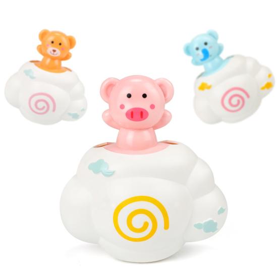 Drijvend Wol Water Speelgoed voor Kinderen Bad en Zwembad Schattige Regen Douche Sprinkler met Gesimuleerd Regen Effect Geen Batterijen Nodig Leuk Peuter Bad Speelgoed