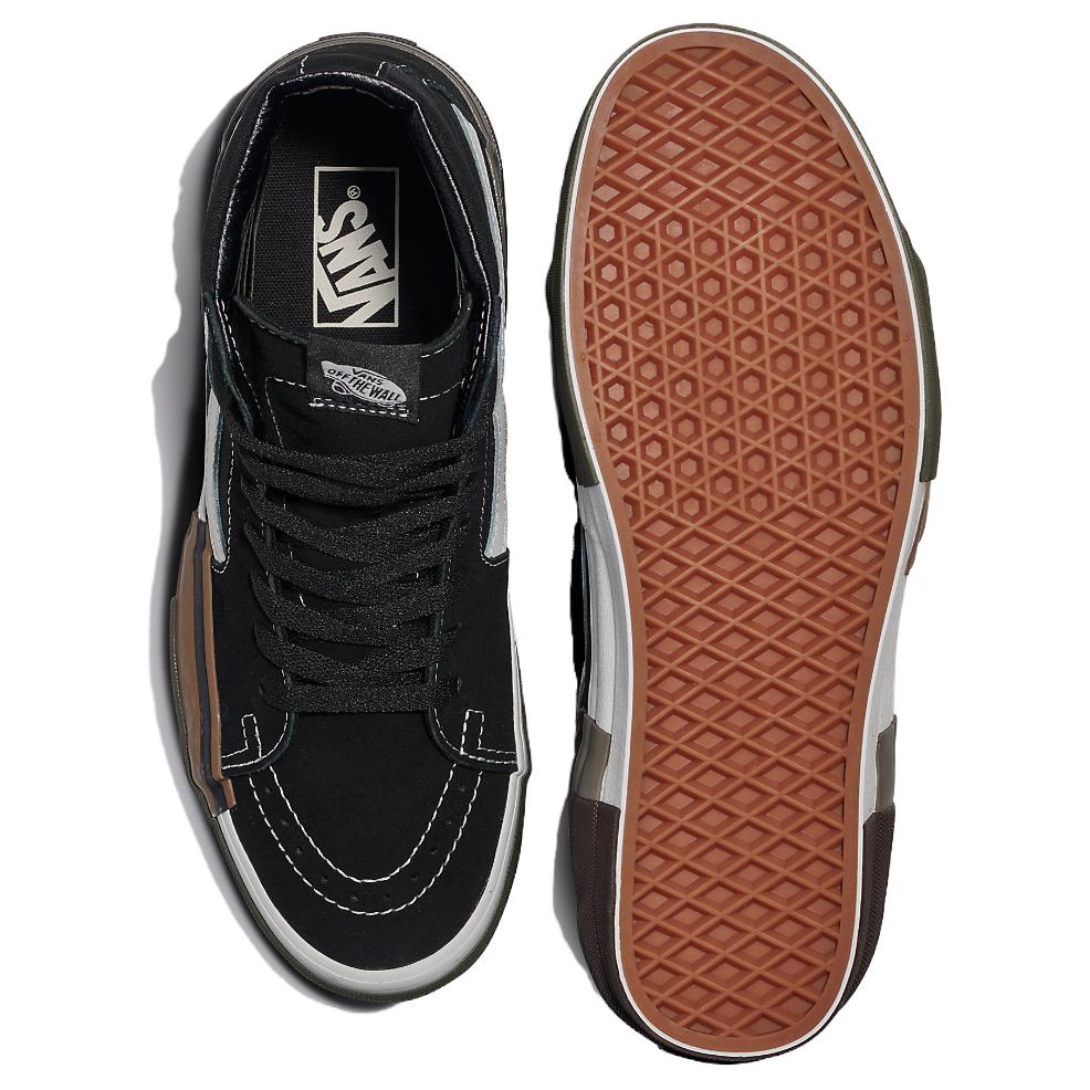 Vans Sk8 Comfortable Casual Simple High-Top Skate Shoes Unisex Sneakers Black VN000CRMBLK