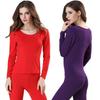 Women's Autumn Cotton Slim Fit Base Layer Set - Top and Pants