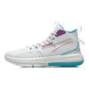 Li Ning 937 Amorti Antidérapant Résistant à l'Abrasion Chaussures de Basketball Hautes Unisexes Blanc ABPR011-2